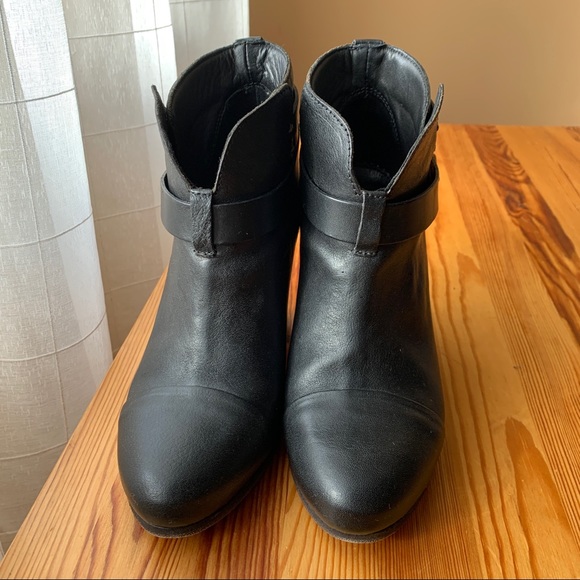 Rag & Bone Black Harrow Boots - Picture 1 of 12